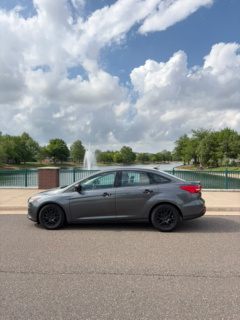 Gray 2018 Ford Focus in front of a Louisiana park